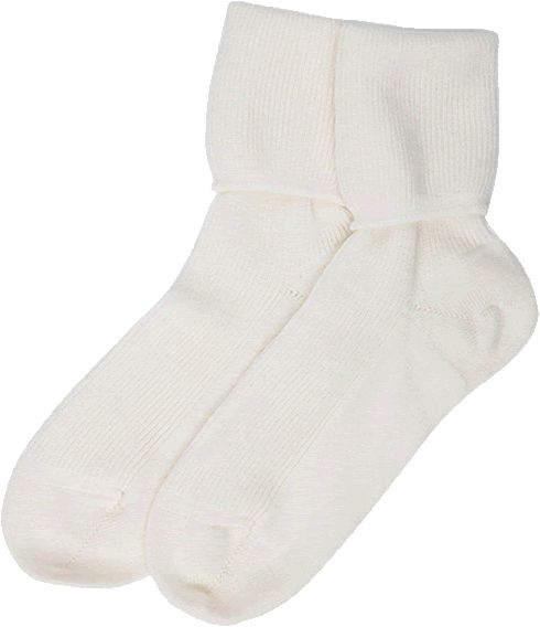 白色袜子PNG免抠图透明素材 素材中国编号:8241