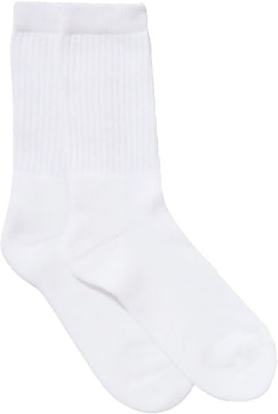白色袜子PNG免抠图透明素材 素材中国编号:8242