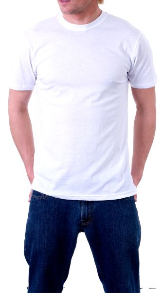 穿白T恤的男人PNG透明背景免抠图元