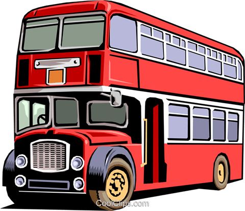 英国伦敦巴士 PNG透明元素免抠图素材 16素材网编号:89865