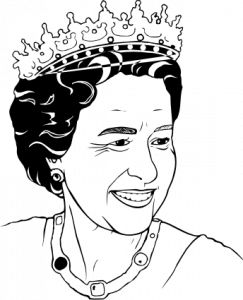 英国女王 PNG透明背景免抠图元素 素材中国编号:89867