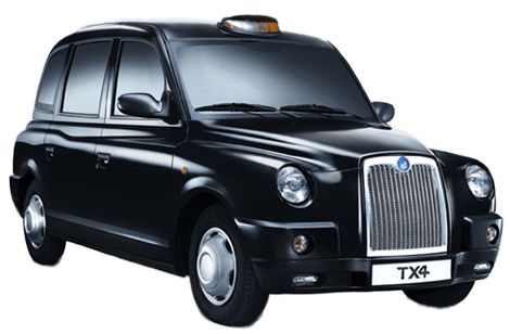 英国伦敦出租车 PNG透明背景免抠图