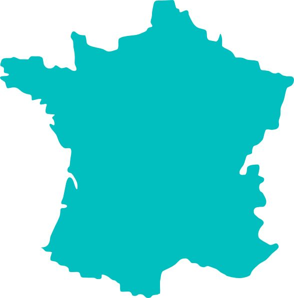 法国地图PNG透明背景免抠图元素 素材中国编号:89612