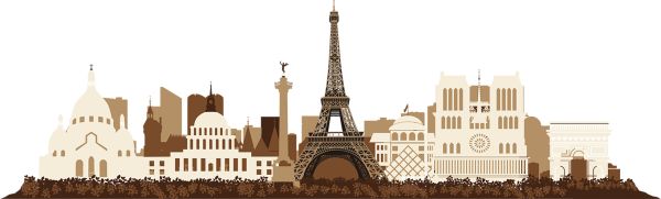 法国巴黎PNG透明元素免抠图素材 16素材网编号:89620
