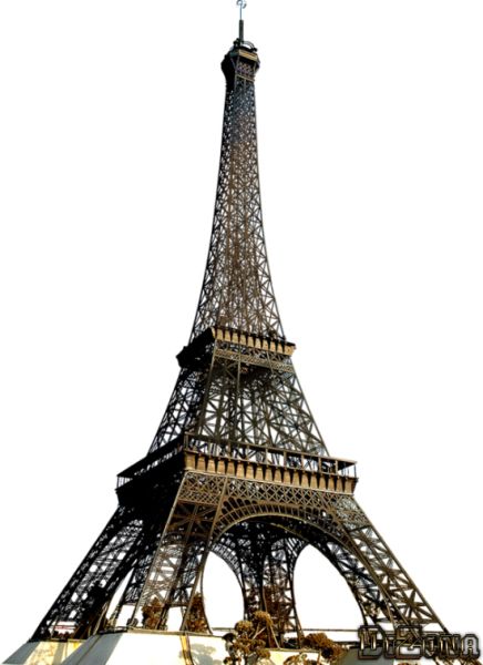 法国埃菲尔铁塔 PNG透明背景免抠图元素 素材中国编号:89627