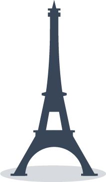 法国埃菲尔铁塔 PNG透明背景免抠图元素 16图库网编号:89653