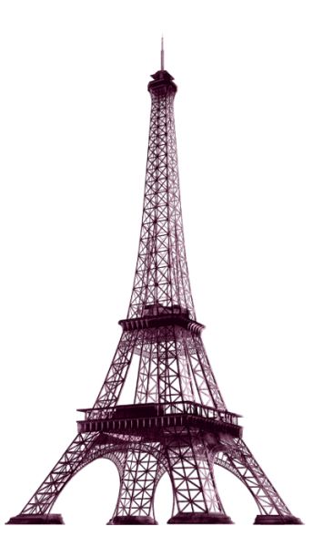 法国埃菲尔铁塔 PNG透明背景免抠图