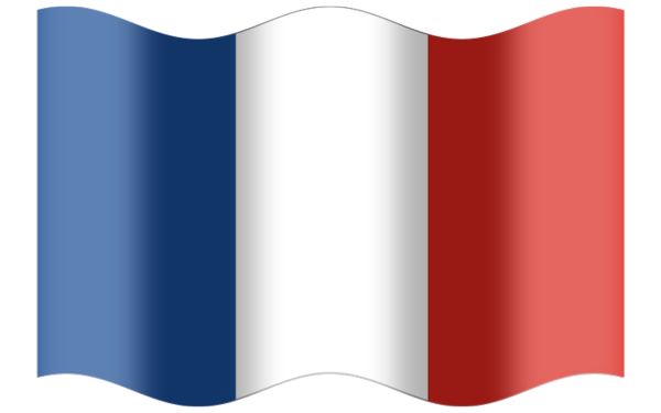 法国国旗 PNG免抠图透明素材 16设计网编号:89670