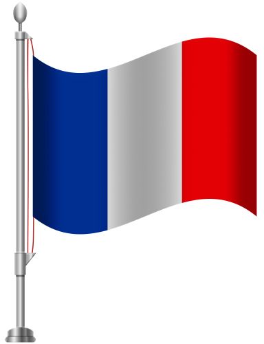 法国国旗 PNG透明背景免抠图元素 素材中国编号:89672