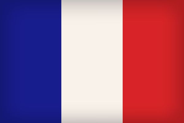 法国国旗 PNG免抠图透明素材 普贤居素材编号:89673