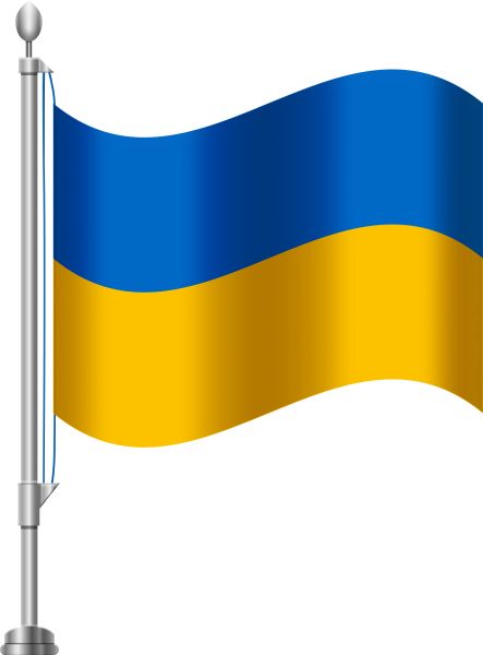 乌克兰国旗 PNG透明元素免抠图素材 16素材网编号:105066