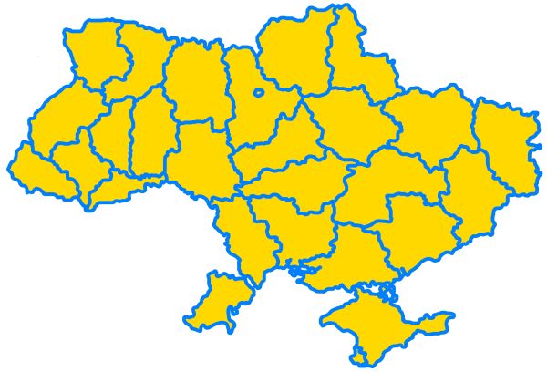乌克兰地图PNG免抠图透明素材 普贤居素材编号:105075