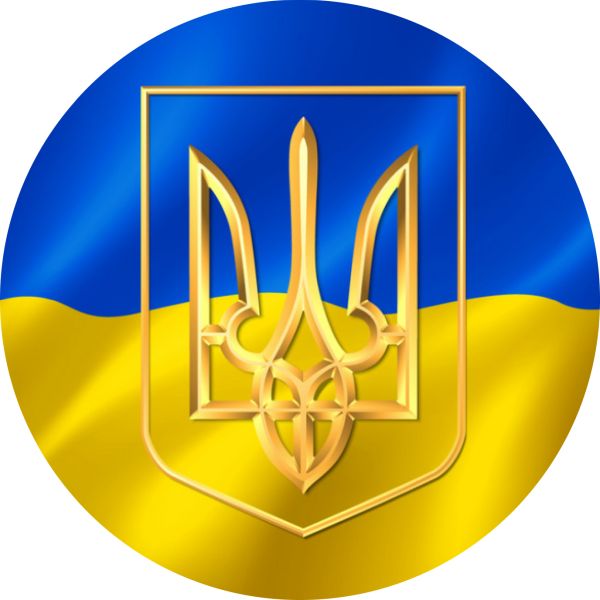 乌克兰三叉戟PNG透明背景免抠图元素 16图库网编号:105083