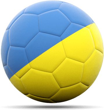 乌克兰足球 PNG透明背景免抠图元素 16图库网编号:105085