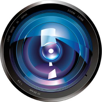 相机镜头PNG透明背景免抠图元素 16图库网编号:79067