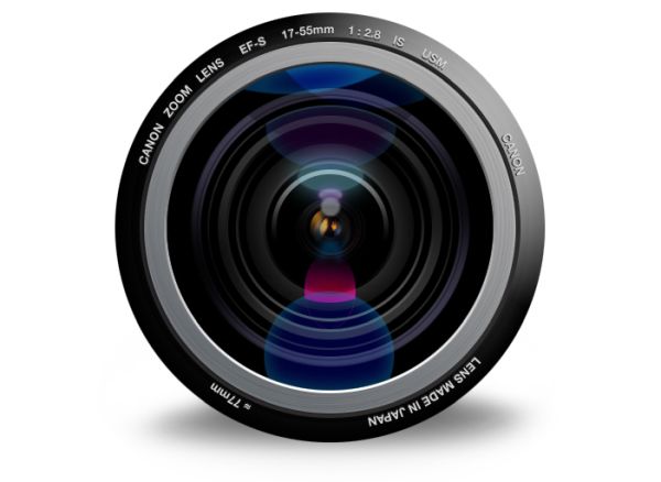 相机镜头PNG透明背景免抠图元素 素材中国编号:79091