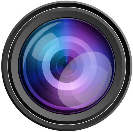 相机镜头PNG透明背景免抠图元素 素材中国编号:79120