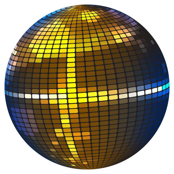 迪斯科球 PNG透明背景免抠图元素 16图库网编号:102012