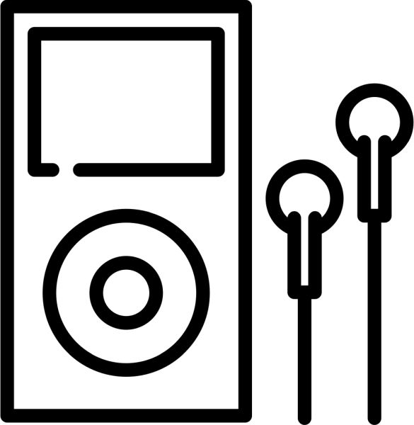 iPod PNG免抠图透明素材 16设计网编号:94344
