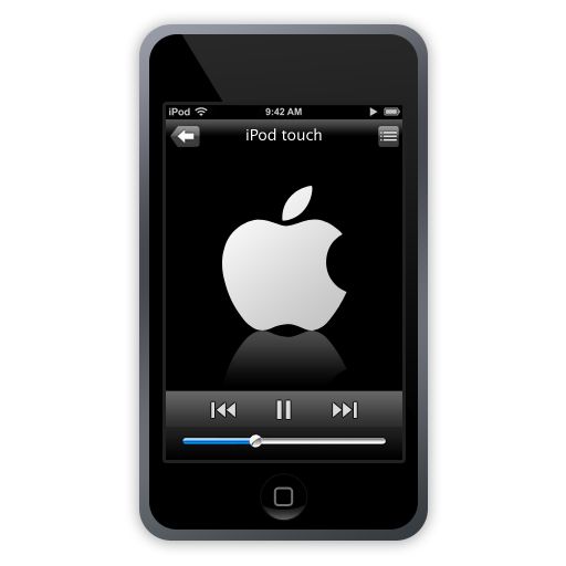 iPod PNG免抠图透明素材 素材中国编号:94375
