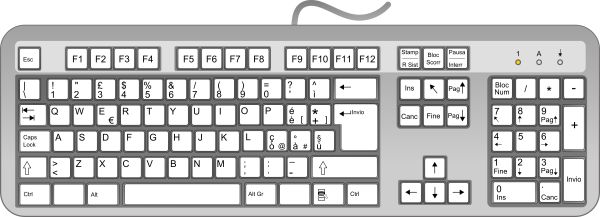 键盘 PNG免抠图透明素材 素材中国编号:101855