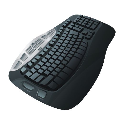 PC键盘PNG免抠图透明素材 普贤居素材编号:5862