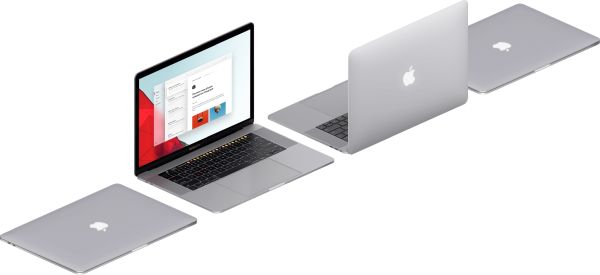 Macbook PNG免抠图透明素材 16设计网编号:48831