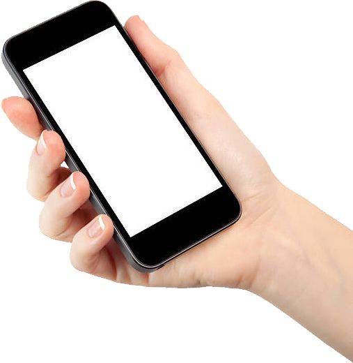 手机在手PNG透明背景免抠图元素 16图库网编号:49144