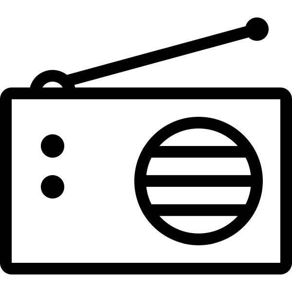 Radio PNG免抠图透明素材 16设计网编号:91649