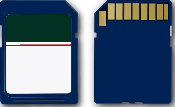 Secure Digital, SD card PNG透明背景免抠图元素 素材中国编号:64204