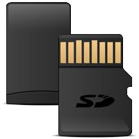 Secure Digital, SD card PNG透明背景免抠图元素 16图库网编号:64246