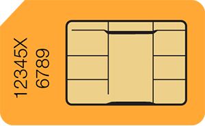 SIM卡PNG免抠图透明素材 16设计网编号:9319