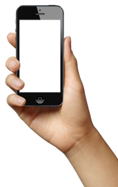 手机在手PNG透明背景免抠图元素 16图库网编号:101491