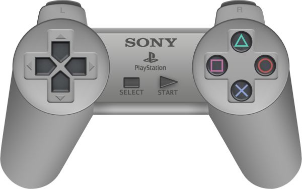 Sony Playstation 游戏手柄 PNG透明背景免抠图元素 16图库网编号:17550