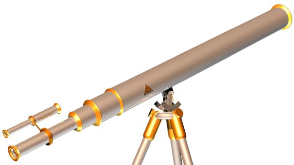 望远镜 PNG免抠图透明素材 16设计网编号:66521