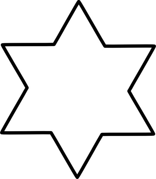 Magen David PNG, 犹太星 PNG透明背景免抠图元素 16图库网编号:64984
