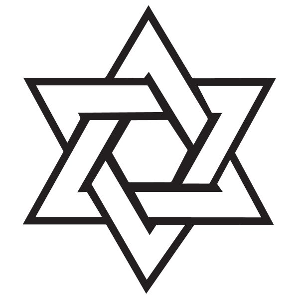Magen David PNG, 犹太星 PNG透明背景免抠图元素 16图库网编号:64992