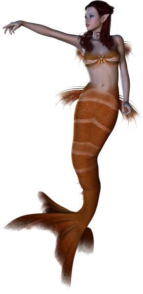 美人鱼 PNG免抠图透明素材 16设计网编号:58103