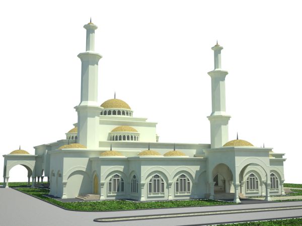 清真寺 PNG透明背景免抠图元素 素材中国编号:64871