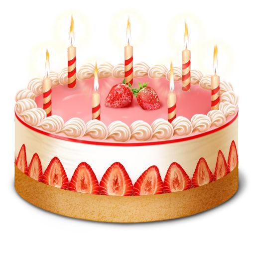 生日蛋糕 PNG透明元素免抠图素材 16素材网编号:13114