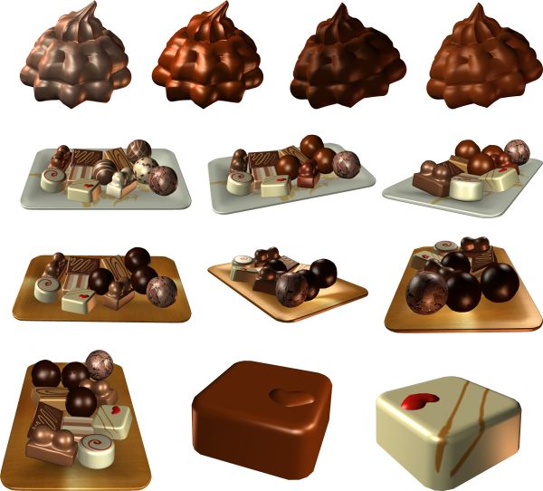 巧克力PNG透明背景免抠图元素 16图库网编号:97144