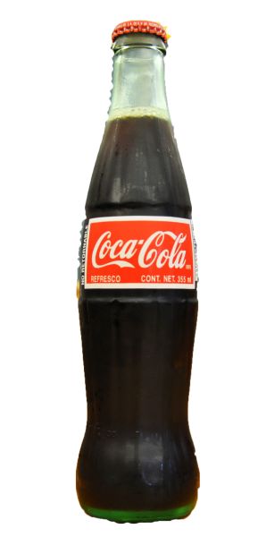 可口可乐瓶PNG透明背景免抠图元素 素材中国编号:8917