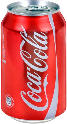 可口可乐罐PNG透明元素免抠图素材 16素材网编号:4170