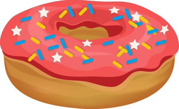 甜甜圈 PNG透明元素免抠图素材 16素材网编号:32400