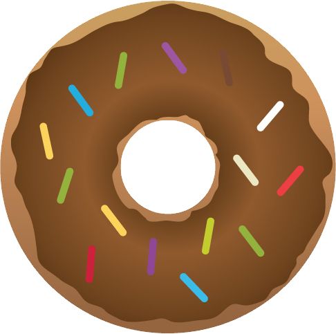 甜甜圈 PNG透明背景免抠图元素 16图库网编号:32390