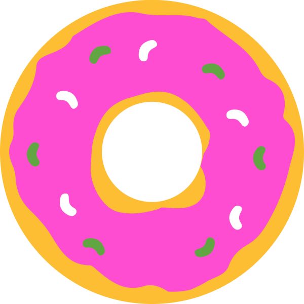 甜甜圈 PNG透明背景免抠图元素 16图库网编号:32441