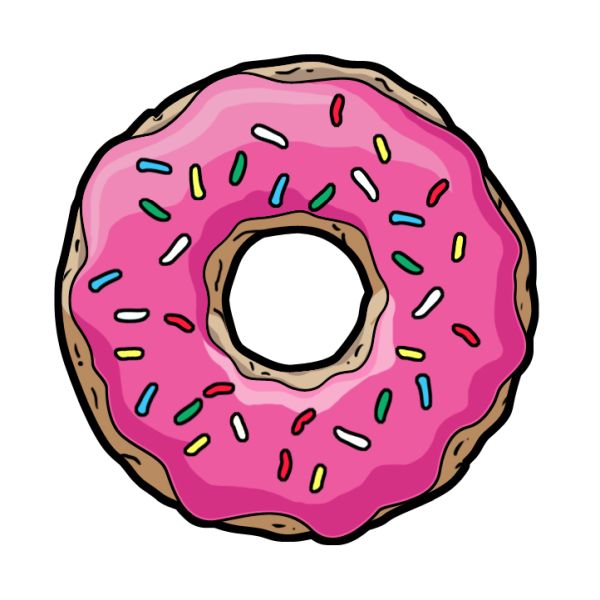 甜甜圈 PNG透明背景免抠图元素 16图库网编号:32451