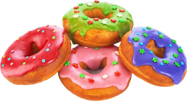 甜甜圈 PNG透明背景免抠图元素 16图库网编号:97466