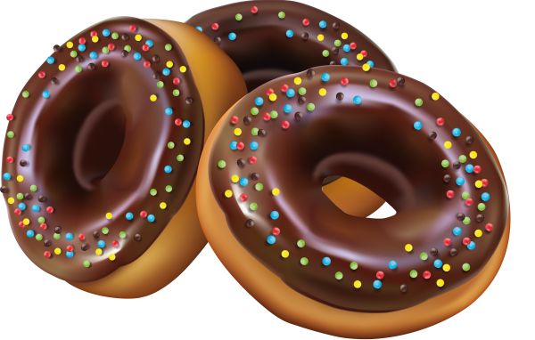 甜甜圈 PNG透明背景免抠图元素 16图库网编号:97475