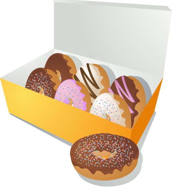 甜甜圈 PNG透明背景免抠图元素 16图库网编号:97485